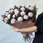 Букет из 19 хризантем "Момоко"