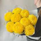 Букет из желтых хризантем